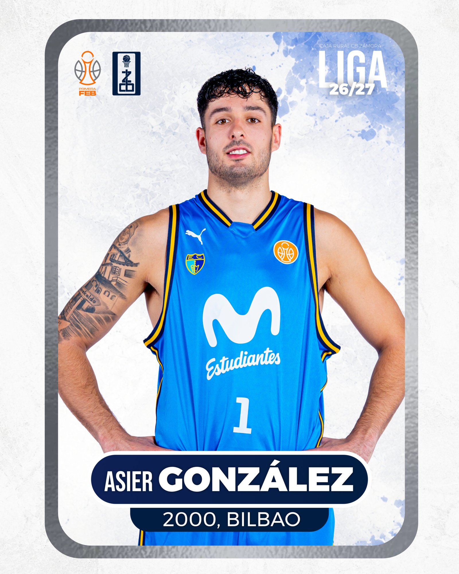 Asier González, nuevo pívot del Caja Rural CB Zamora
