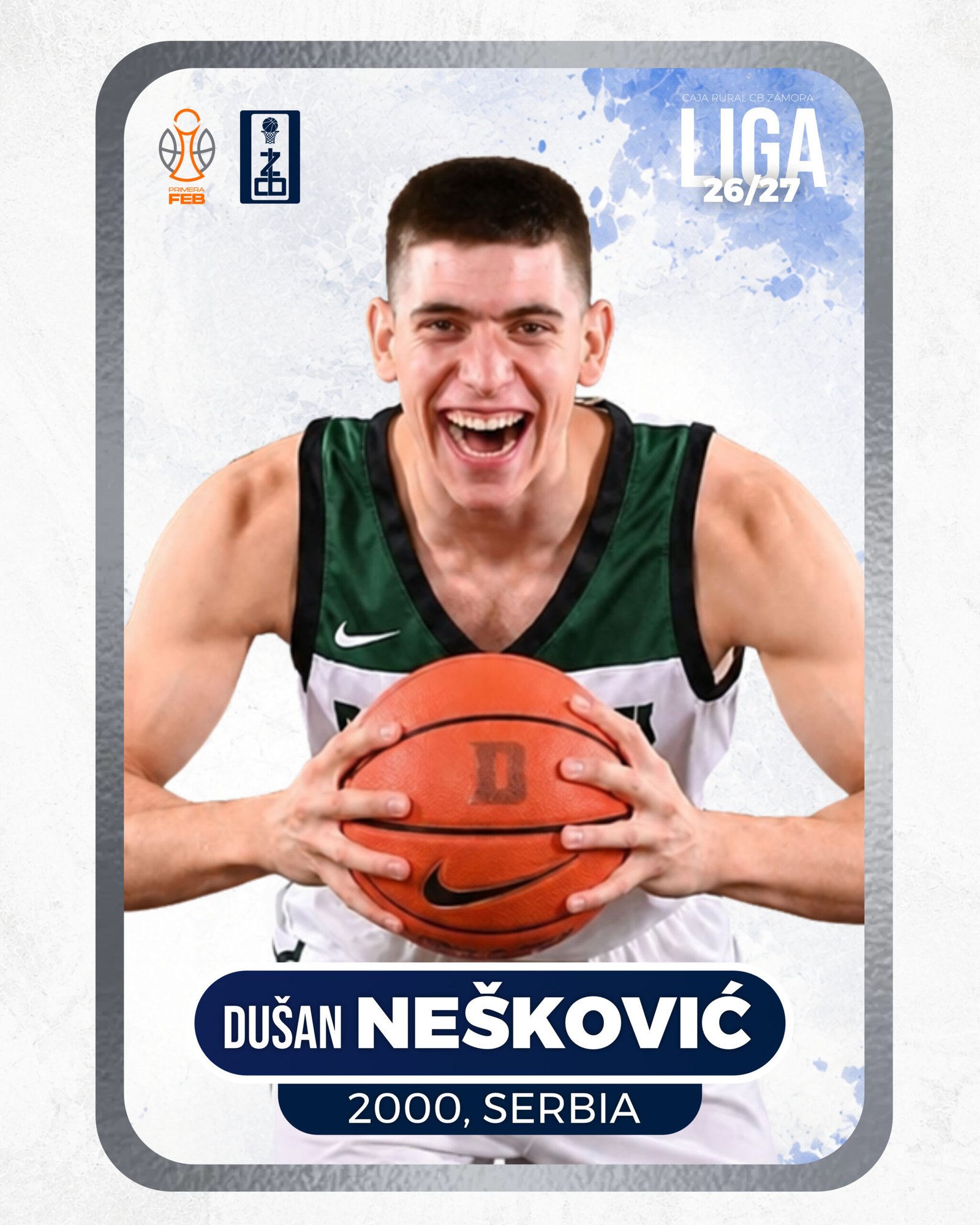 Dušan Nešković, nuevo jugador del Caja Rural CB Zamora