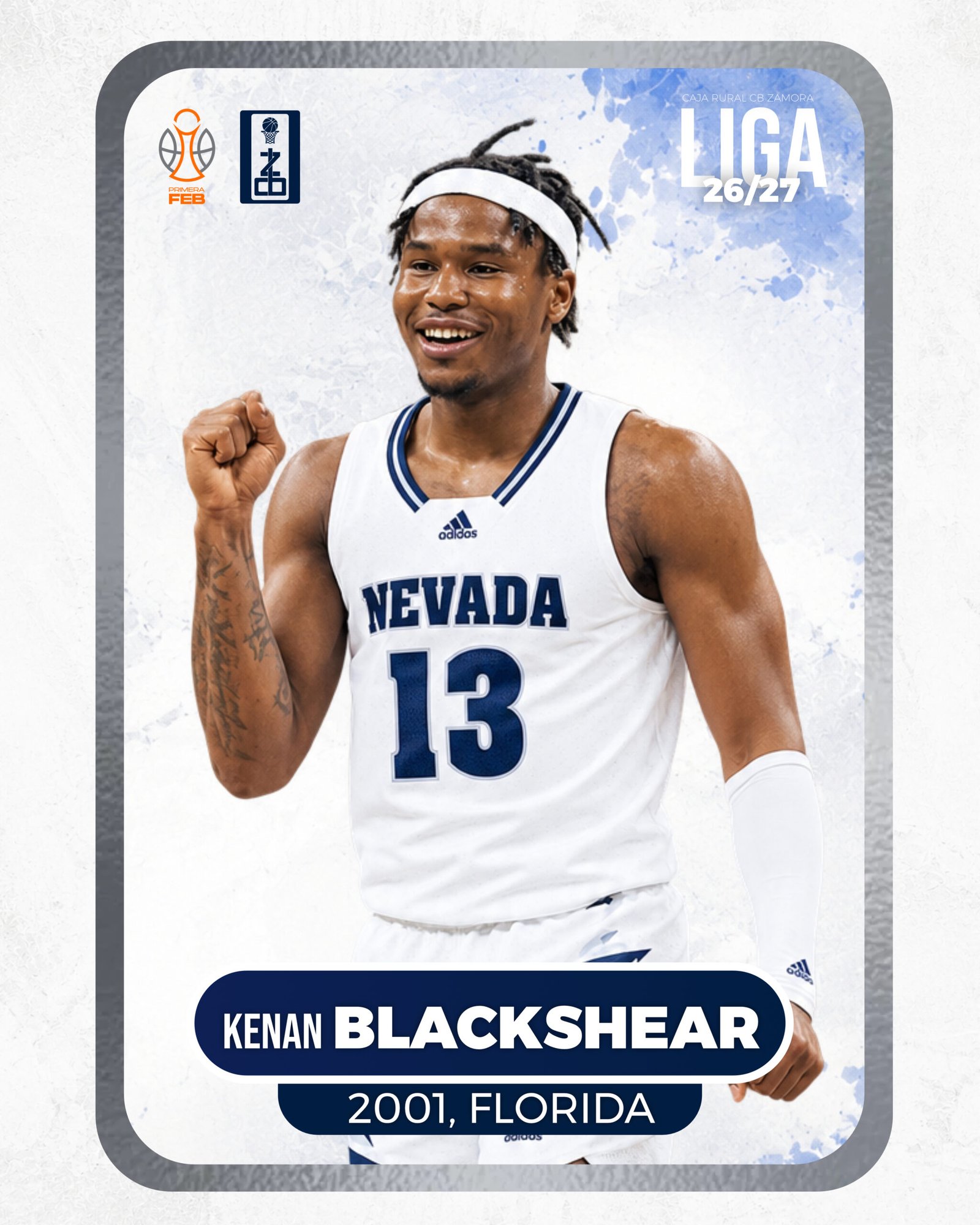 Kenan Blackshear, nuevo jugador del Caja Rural CB Zamora