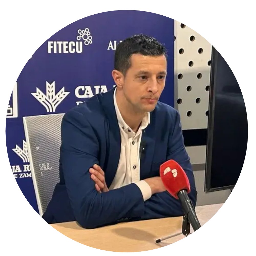 Saulo Hernández, entrenador del Caja Rural CB Zamora