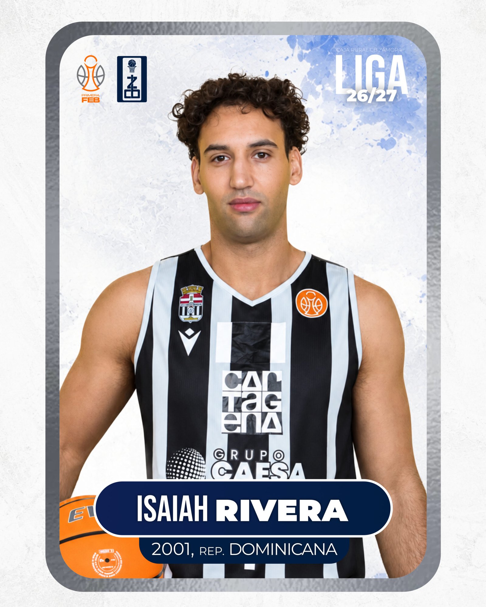 El Caja Rural CB Zamora añade un nuevo miembro. Llega el escolta dominicano Isaiah Rivera