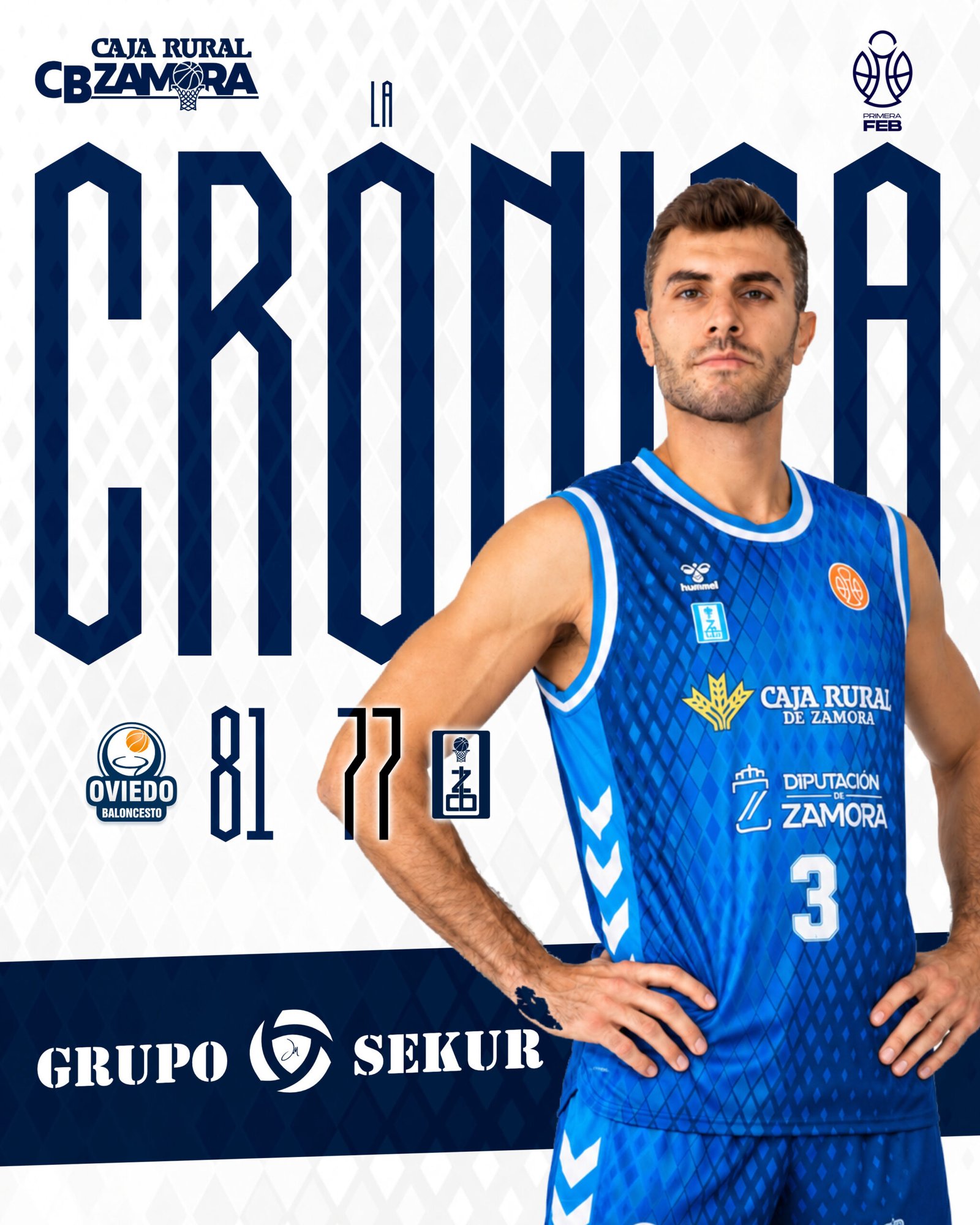 El Caja Rural CB Zamora cae en Oviedo tras rozar la remontada en el último minuto
