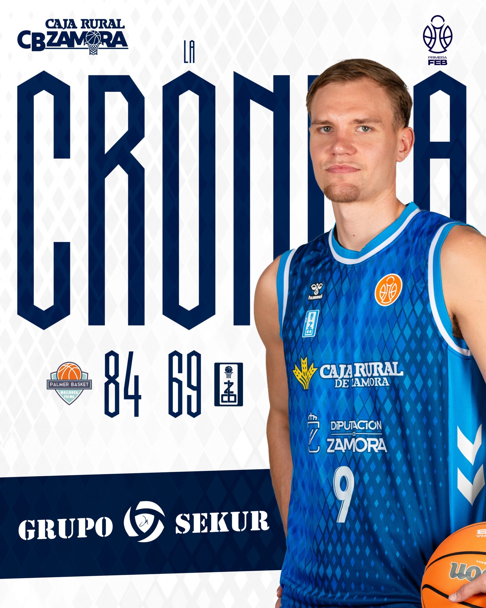 El Caja Rural CB Zamora cae ante el Palmer Basket Mallorca en su primera salida fuera de la península